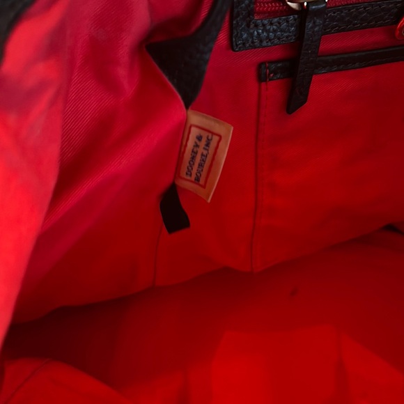 Dooney & Bourke Dark Brown Leather Tote Bag - Picture 7 of 15